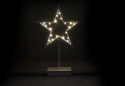 Nexos Világító csillag állványon 38cm (20 LED)