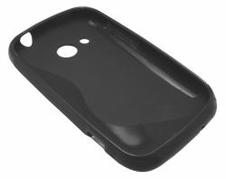Husa silicon S-case neagra pentru HTC Desire C