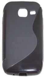 Husa silicon S-case neagra pentru Samsung Galaxy Wave Y S5380