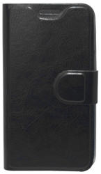 Husa tip carte cu stand neagra (cu decupaj difuzor) pentru HTC Desire 210