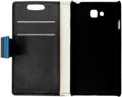 Husa tip carte cu stand neagra (Litchi Grain) pentru LG Optimus L9 II D605