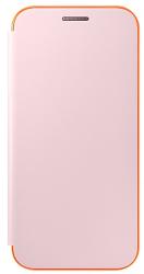 Husa Samsung EF-FA320PPEGWW Neon Flip Cover roz deschis pentru Samsung Galaxy A3 (SM-A320F) 2017