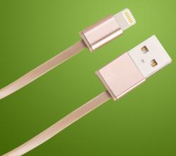  Cablu date si incarcare Hoco UPL17 Apple Lightning roz auriu