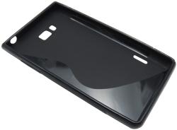 Husa silicon S-case neagra pentru LG Optimus L7 P700