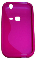Husa silicon S-case rosie pentru Samsung Galaxy Ace Duos S6802