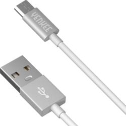 YENKEE YCU 221 WSR USB-A - Micro USB (apa - apa) kábel 1m - Fehér (YCU 221 WSR)