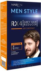 Marion Vopsea de păr pentru bărbați - Marion Men Style 4 Steps Grey Hair Reducer 109 - Chestnut