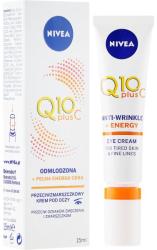 Nivea Cremă anti-îmbătrânire cu vitamina C pentru pielea din jurul ochilor - NIVEA Q10 Plus Vitamin C Eye Cream 15 ml