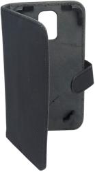 Husa universala GreenGo Smart neagra (reglabila) cu stand pentru telefoane cu diagonala de 4, 5 - 5 inch