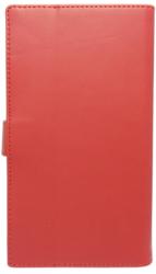Husa tip carte cu stand universala reglabila (Modern) rosie pentru telefoane cu diagonala de 5, 2 - 5, 8 inch