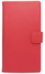 Husa tip carte cu stand universala reglabila (Modern) rosie pentru telefoane cu diagonala de 4, 7 - 5, 1 inch