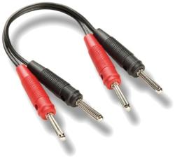 Mystim Adapter Wire for 4mm Banana Plug Junction Male to 4mm Banana Plug Junction Male 10cm