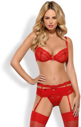 Obsessive Heartina 3 pcs Set Red S/M