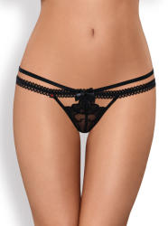 Obsessive Wonderia Thong Black L/XL