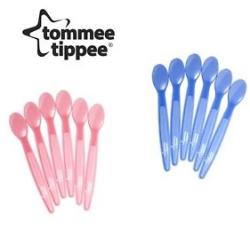 Tommee Tippee - Set 6 lingurite Essentials 6+ luni (Roz/Bleu) (B00IYUOLSK) Set pentru masa bebelusi