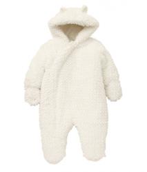 Mothercare Resigilat Mothercare - Combinezon Fluffy Snowsuit, White (MC_Z6739_RESIG)