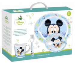 Disney - Set 5 Piese, Microwavable Set Mickey Mouse Baby (DS_39879)