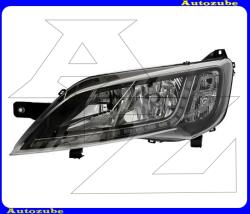 CITROEN JUMPER 4 2014.01-2023.12 Fényszóró bal (2xH7/LED) fekete keretes, nappali fénnyel, motorral (vezérlő elektronika nélkül) TYC 20-15672-16-2