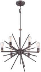 Quoizel Candelabru Carnegie, bronz, H: 158, 8 cm, 6 becuri, QZ-CARNEGIE6 (QZ-CARNEGIE6)