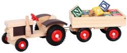 Bino Fa pótkocsis traktor építőelemekkel (82077)