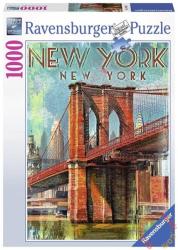 Ravensburger New York retró puzzle 1000 db-os (19835)
