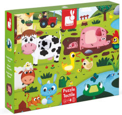 Janod Tapintós puzzle - farm állatok 20 db-os (J02772)