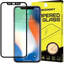 Apple iPhone X XS 11 Pro edzett üveg FEKETE TELJES KÉPERNYŐS FULL SCREEN HAJLÍTOTT tempered glass kijelzőfólia kijelzővédő védőfólia karcálló kijelzős - rexdigital