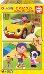 Educa Noddy fa puzzle 2x16 db-os (17160)