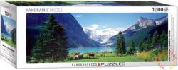 EUROGRAPHICS Panoráma puzzle - Lake Louise 1000 db-os (6010-1456)