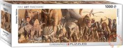 EUROGRAPHICS Panoráma puzzle - Dinosaurs, Haruo Takino 1000 db-os (6010-4650)