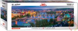 EUROGRAPHICS Panoráma puzzle - AirPano - Prague, Czech Republic 1000 db-os (6010-5372)