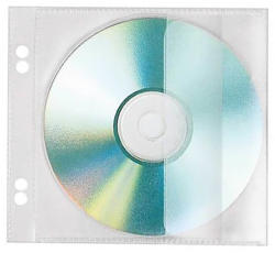 VELOFLEX Plic plastic pentru CD/DVD VELOFLEX, 10 buc/set