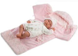 Llorens Lala sírós újszülött baba pólyával - 42 cm (74040)