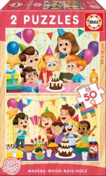 Educa Születésnap fa puzzle 2x50 db-os (17621)