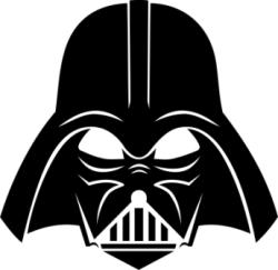 Darth véder 2 db plottervágott autós matrica applikáló fóliával