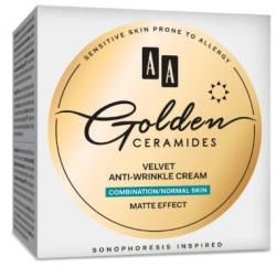 AA Golden Ceramides bársonyos ránctalanító nappali arckrém kombinált és normál bőrre 50 ml