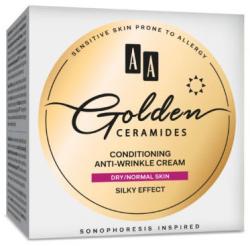 AA Golden Ceramides ránctalanító nappali arckrém száraz és normál bőrre 50 ml