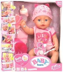 Zapf Creation Baby Born Soft Touch 9 funkciós, interaktív lány baba 43 cm