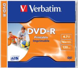 Verbatim Verbatim DVD-R AZO 16X 4.7GB WIDE PRINTABLE SURFACE Jewel Case (43521)