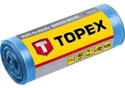 TOPEX Sac de gunoi, albastru, 120 de litri, Europubela, Topex (23B258)