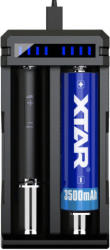 Xtar 18650 20700 21700 SC2 USB Lithium-Ion Li-Ion akkumulátor/cella 2A gyorstöltő töltő/adapter (XTARSC2)