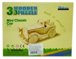 Robotime 3D fa puzzle - klasszikus autó (81054)