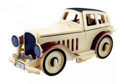 Robotime 3D fa puzzle klasszikus / retró / oldtimer autó (81066)