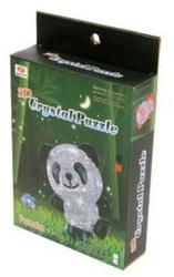  Panda világító kristály puzzle 53 db-os