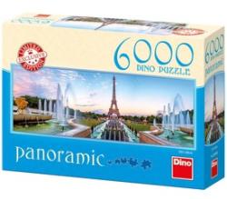 Dino Panoráma puzzle - Eiffel torony 6000 db-os