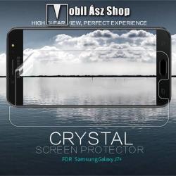 Nillkin SAMSUNG Galaxy J7 +, C8, Nillkin fólia, Crystal Clear, sík részre