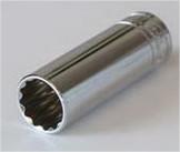 JONNESWAY Kézi dugókulcsfej 1/2" 12lap hosszított 14mm (S66HD4114)