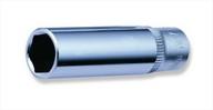 JONNESWAY Kézi dugókulcsfej 1/4" 6lap hosszított 9mm (S04HD2109)