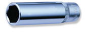 JONNESWAY Kézi dugókulcsfej 3/8" 6lap hosszított 22mm (S04HD3122)