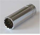 JONNESWAY Kézi dugókulcsfej 1/2" 12lap hosszított 17mm (S66HD4117)